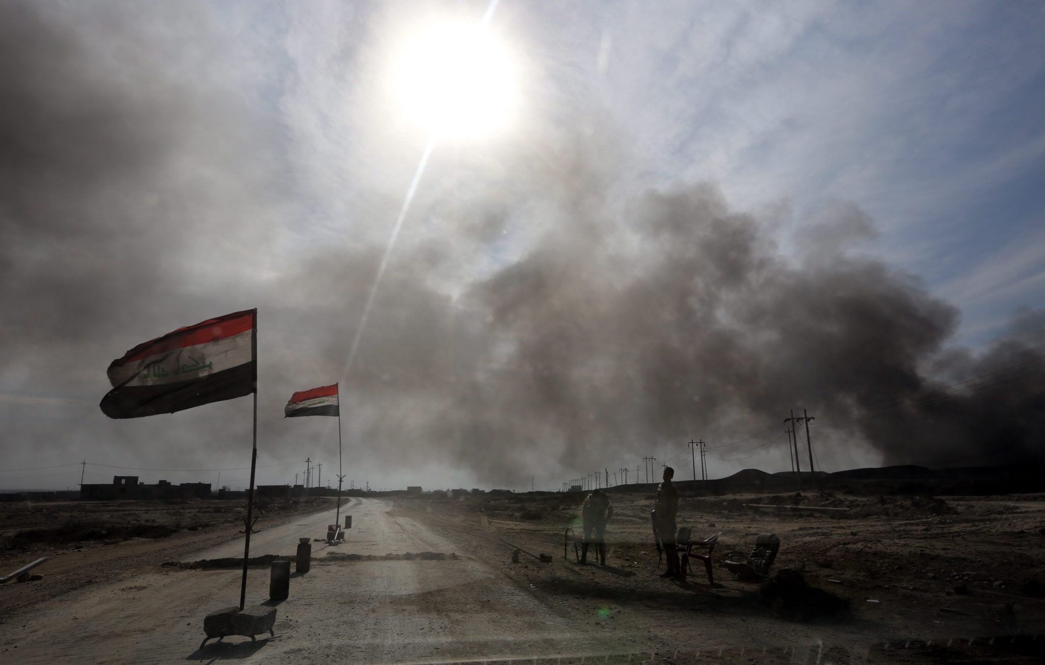 Irak: bitwa o Mosul (foto. PAP/EPA/AHMED JALIL)