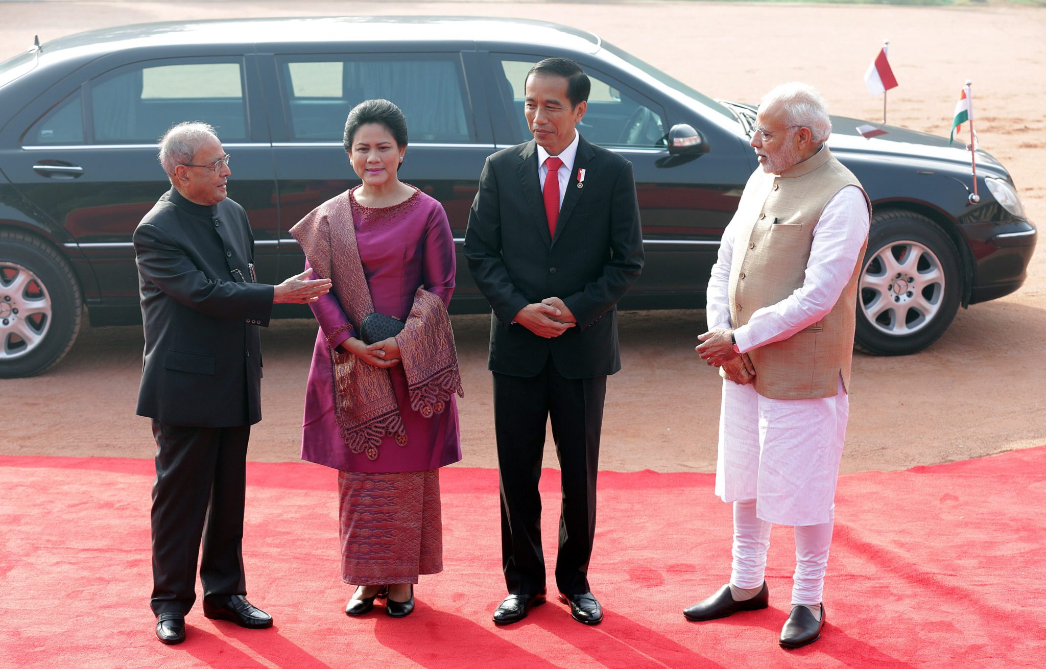 Indie: wizyta prezydenta Indonezji (foto. PAP/EPA/HARISH TYAGI)