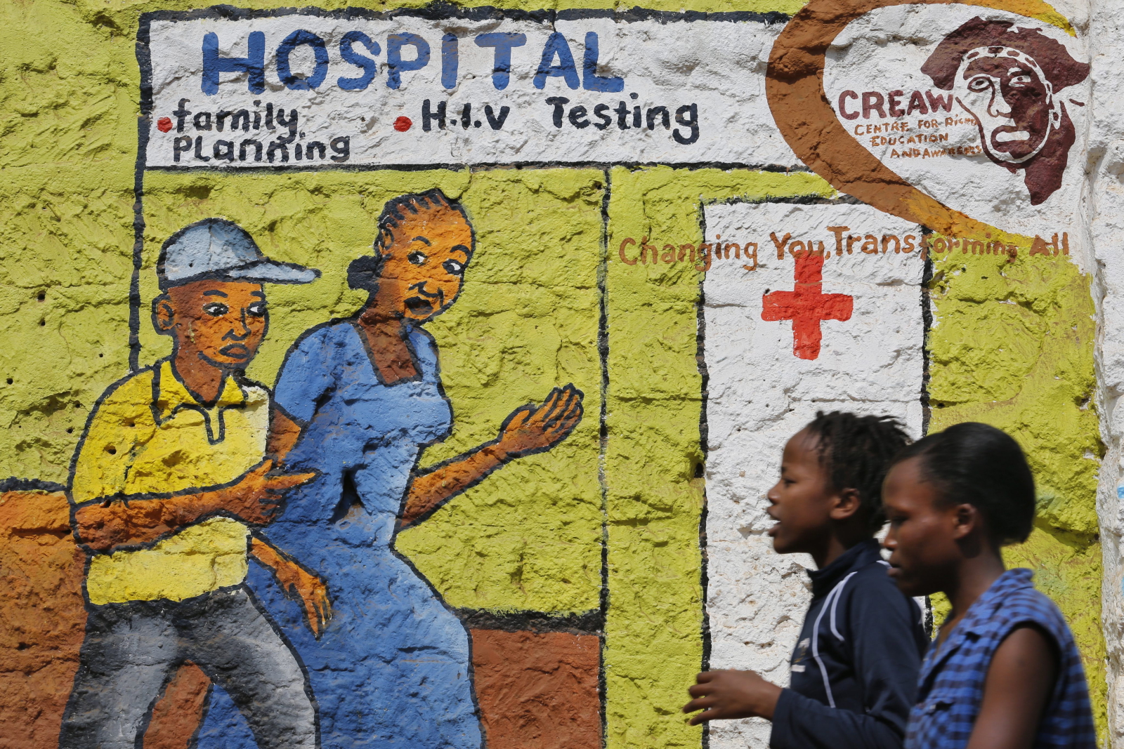 Nairobi, Kenia: Światowy Dzień Walki z AIDS. fot. EPA/DAI KUROKAWA