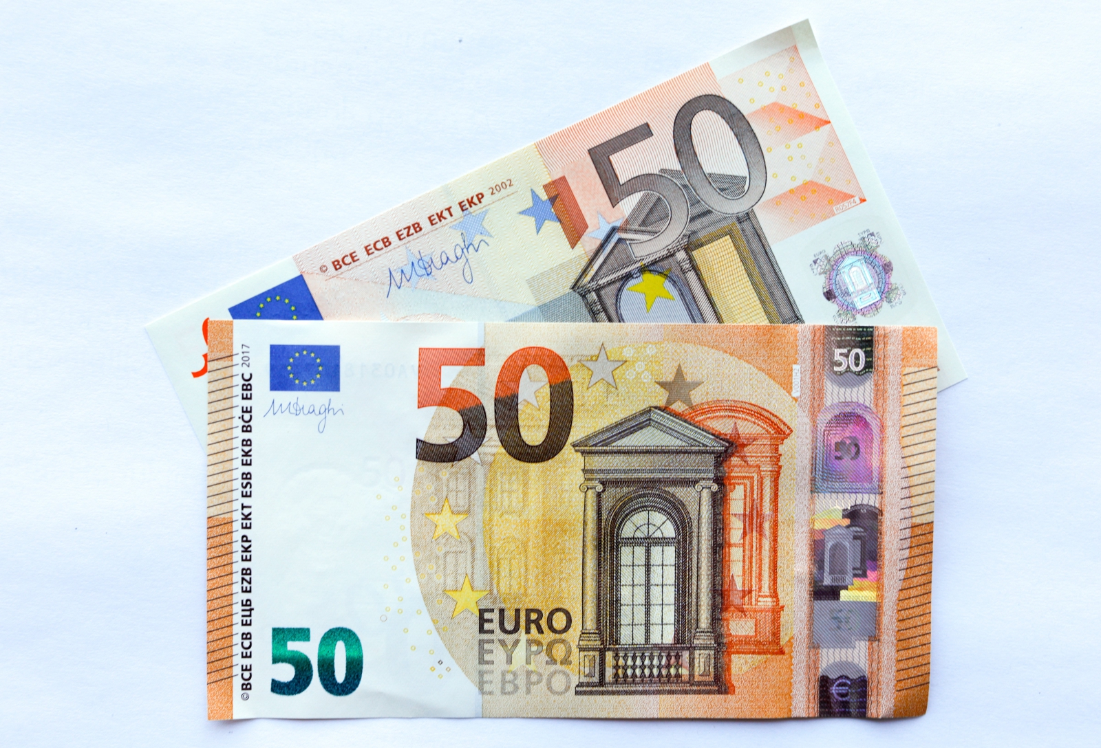 Nowy banknot euro. Fot.  PAP/EPA/ALEXANDER BECHER