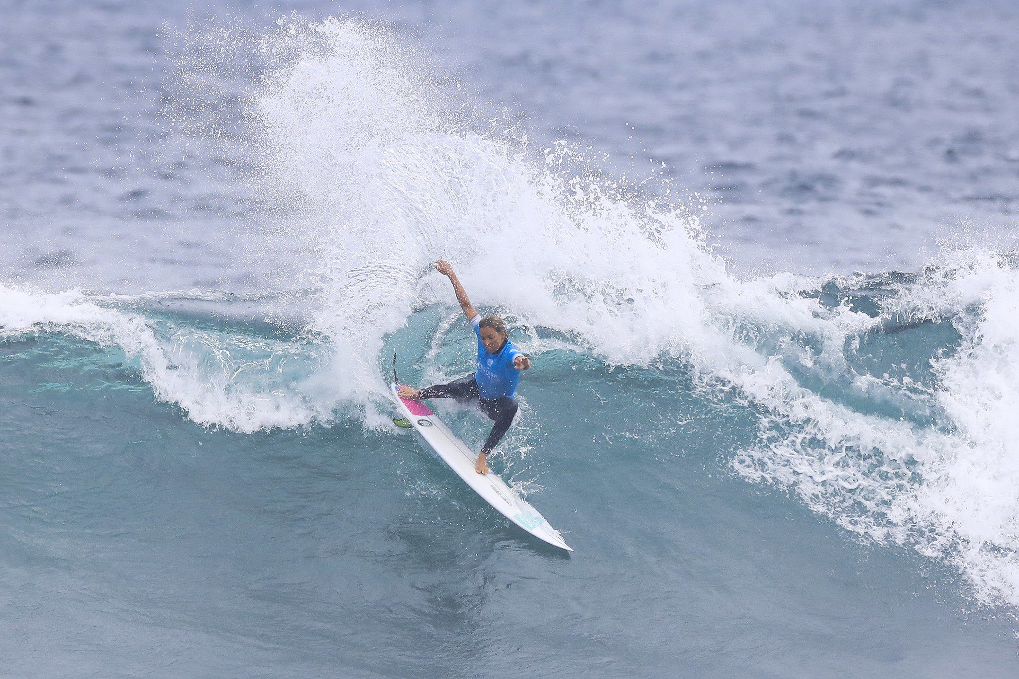 Australia: Mistrzostwa Świata w Surfingu Kobiet na Zachodnim wybrzeżu (foto. PAP/EPA/MATT DUNBAR)