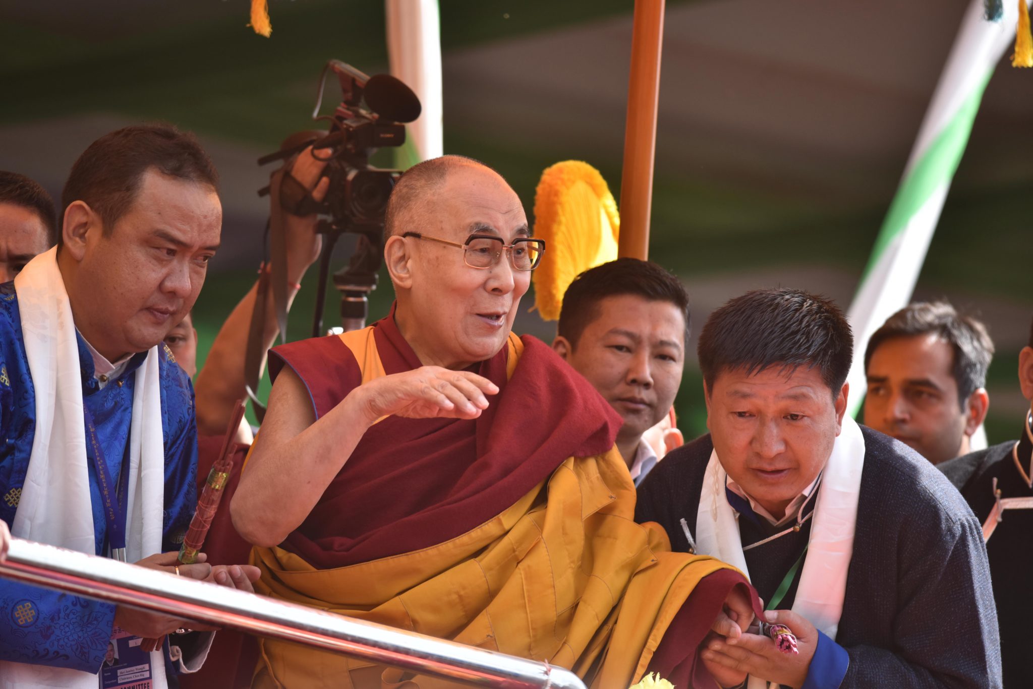 Indie: wizyta Dalajlamy w Pradesh (foto. PAP/EPA/STR)