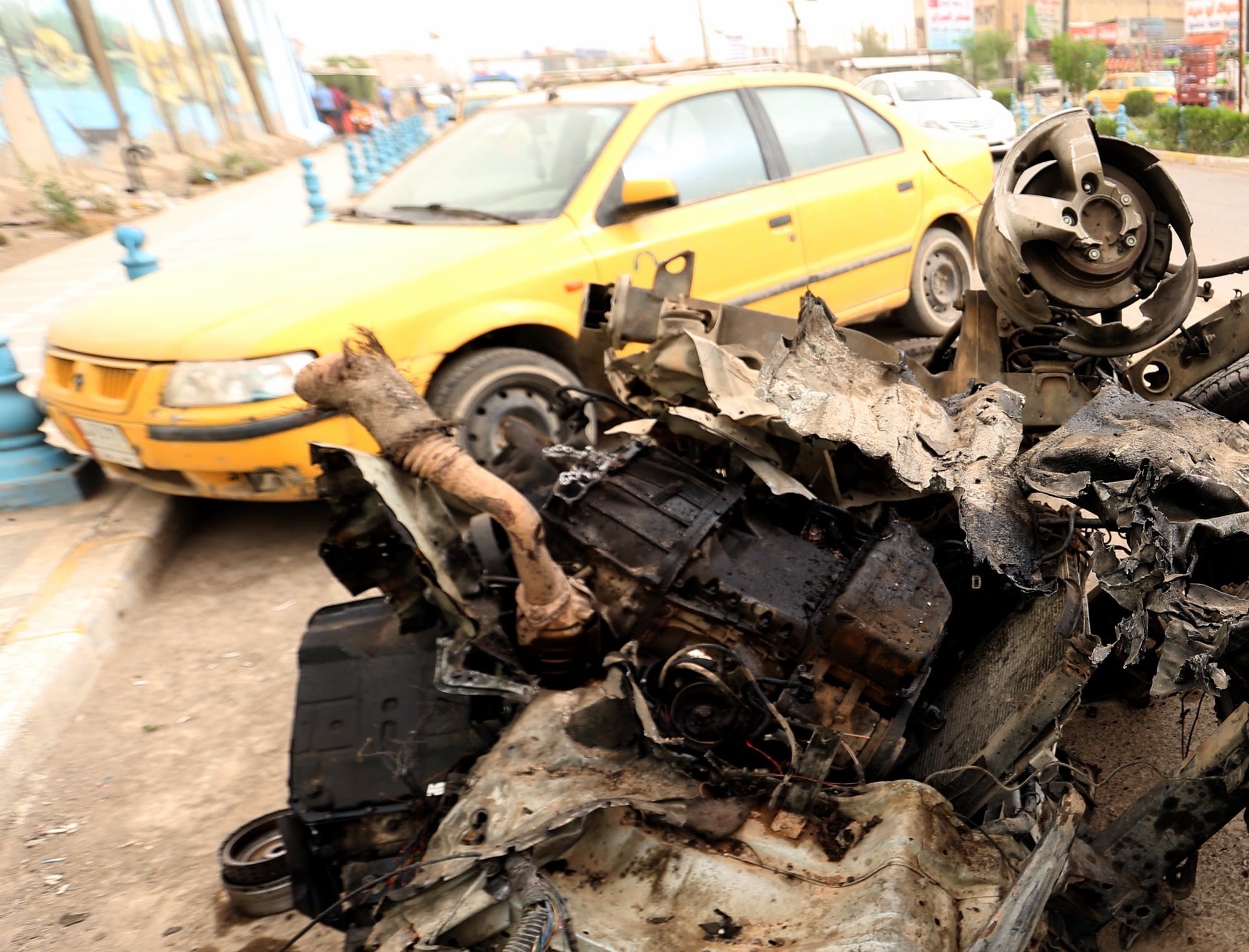 Irak: atak bombowy w Bagdadzie (foto. PAP.EPA/ALI ABBAS)