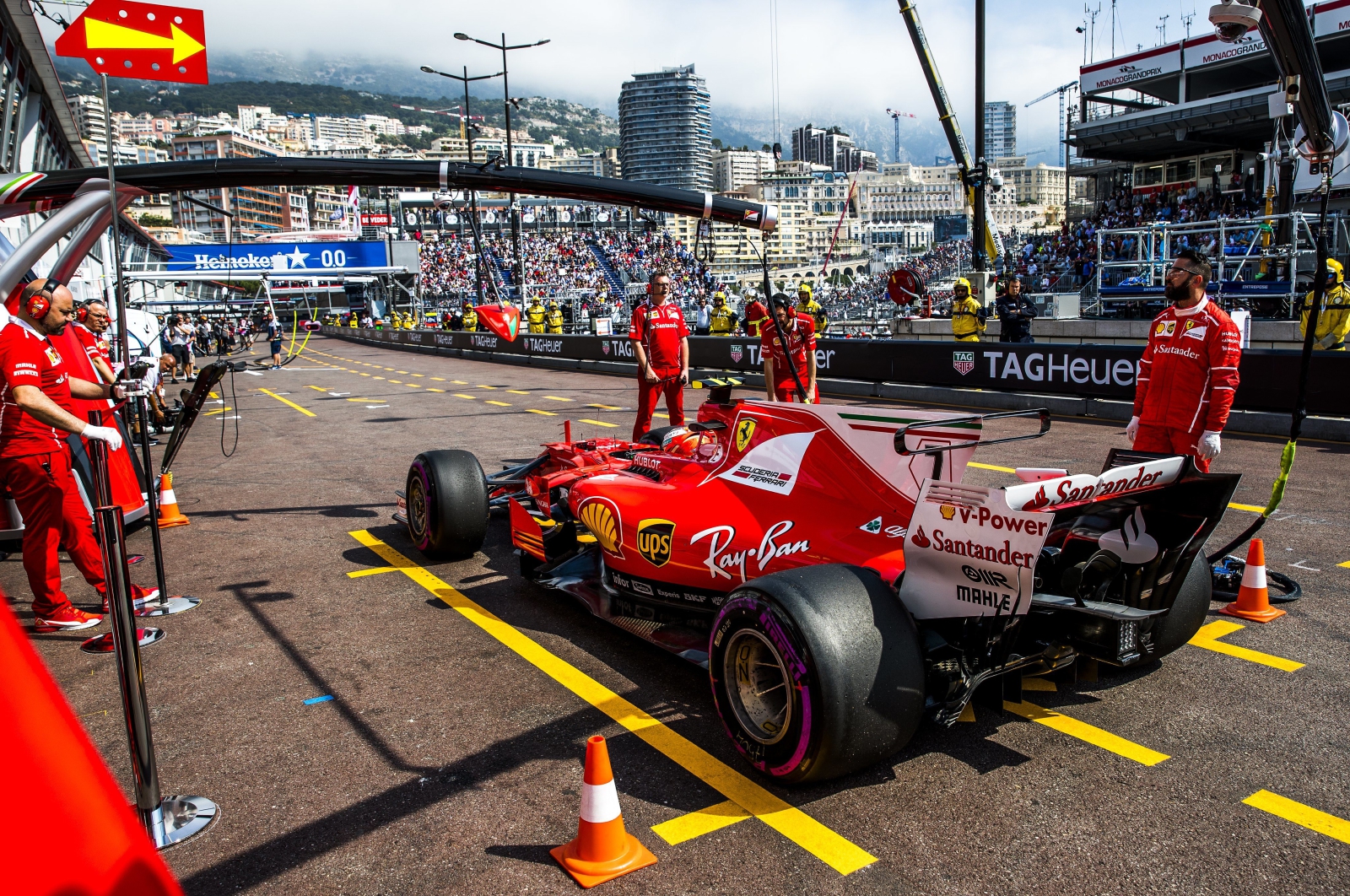 Konkurs Formuł 1 w Monako.
Fot. PAP/EPA/SRDJAN SUKI