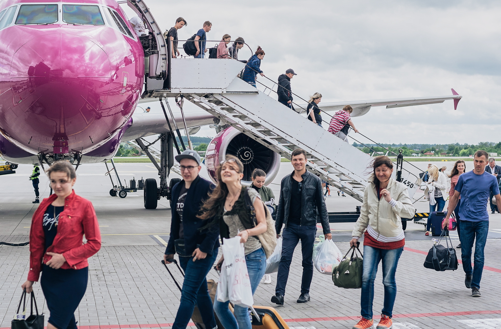 Pierwszy samolot z Kijowa, od czasu zniesienia obowiązku posiadania wiz przez obywateli Ukrainy podróżujących do Unii Europejskiej, wylądował w Gdańsku.