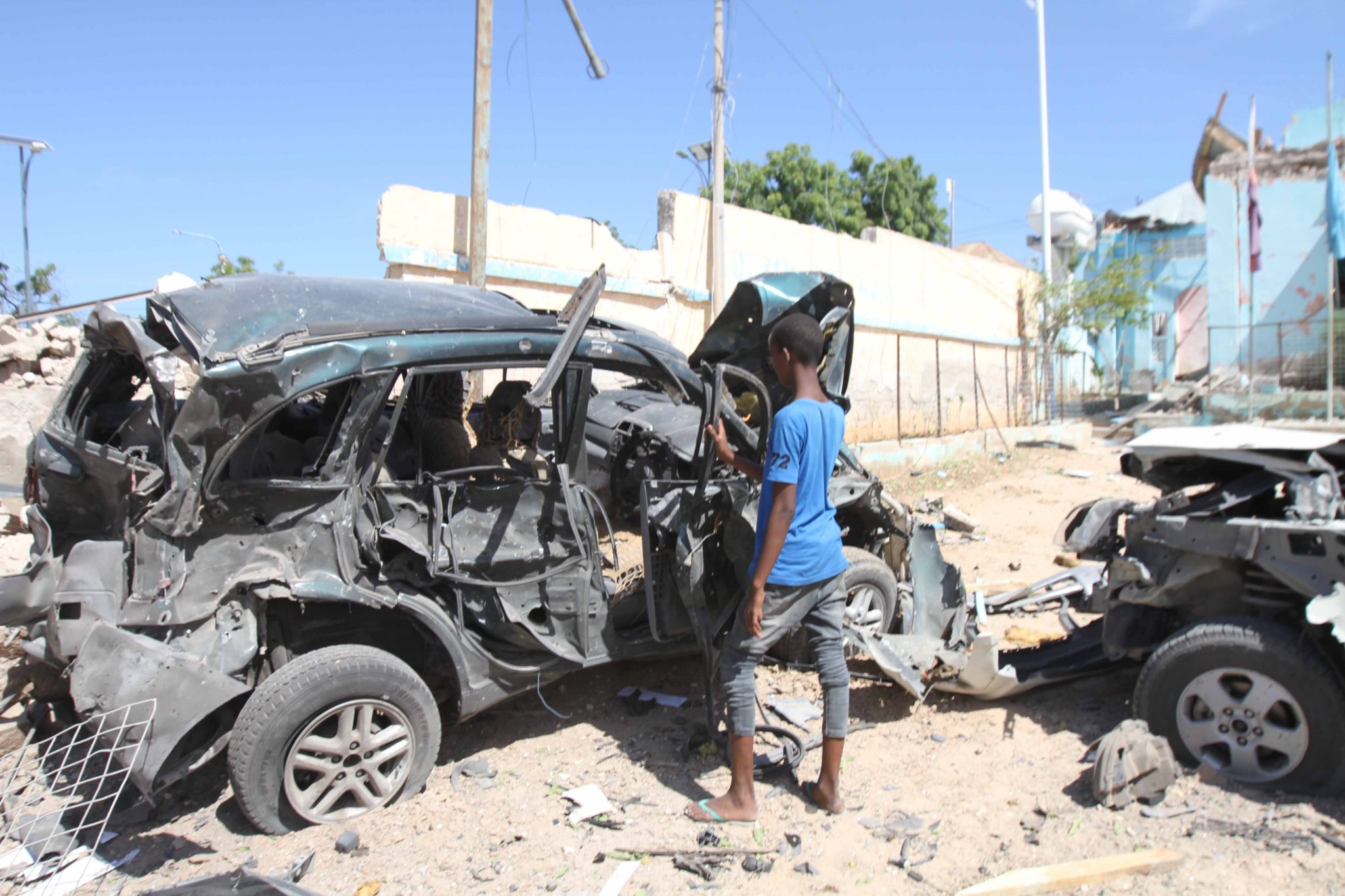 Zamach bombowy w Mogadiszu, stolicy Somalii. Zginęło 10 osób