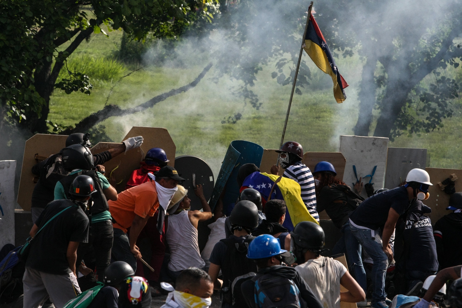 Kryzys w Wenezueli. fot. EPA/CRISTIAN HERNANDEZ 