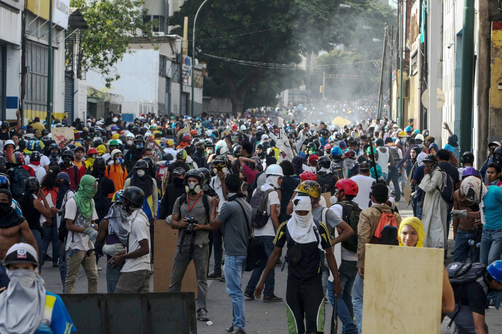 Kryzys w Wenezueli. fot. EPA/CRISTIAN HERNANDEZ 