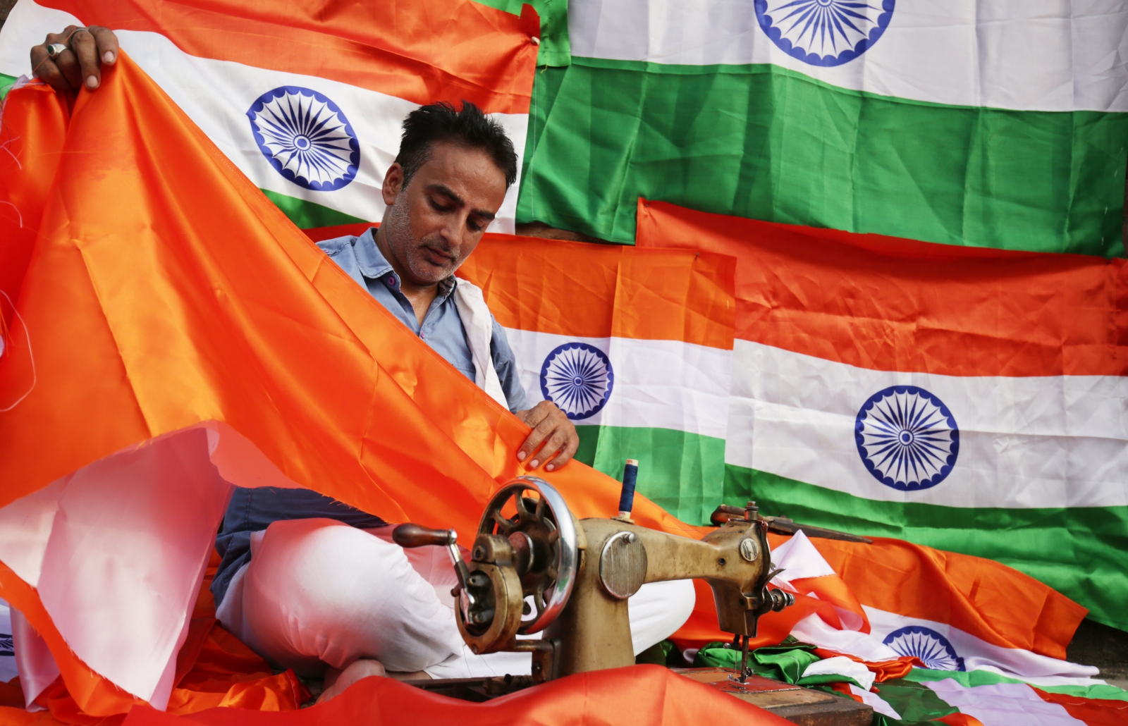 Przygotowania do Dnia Niepodległości w Indiach