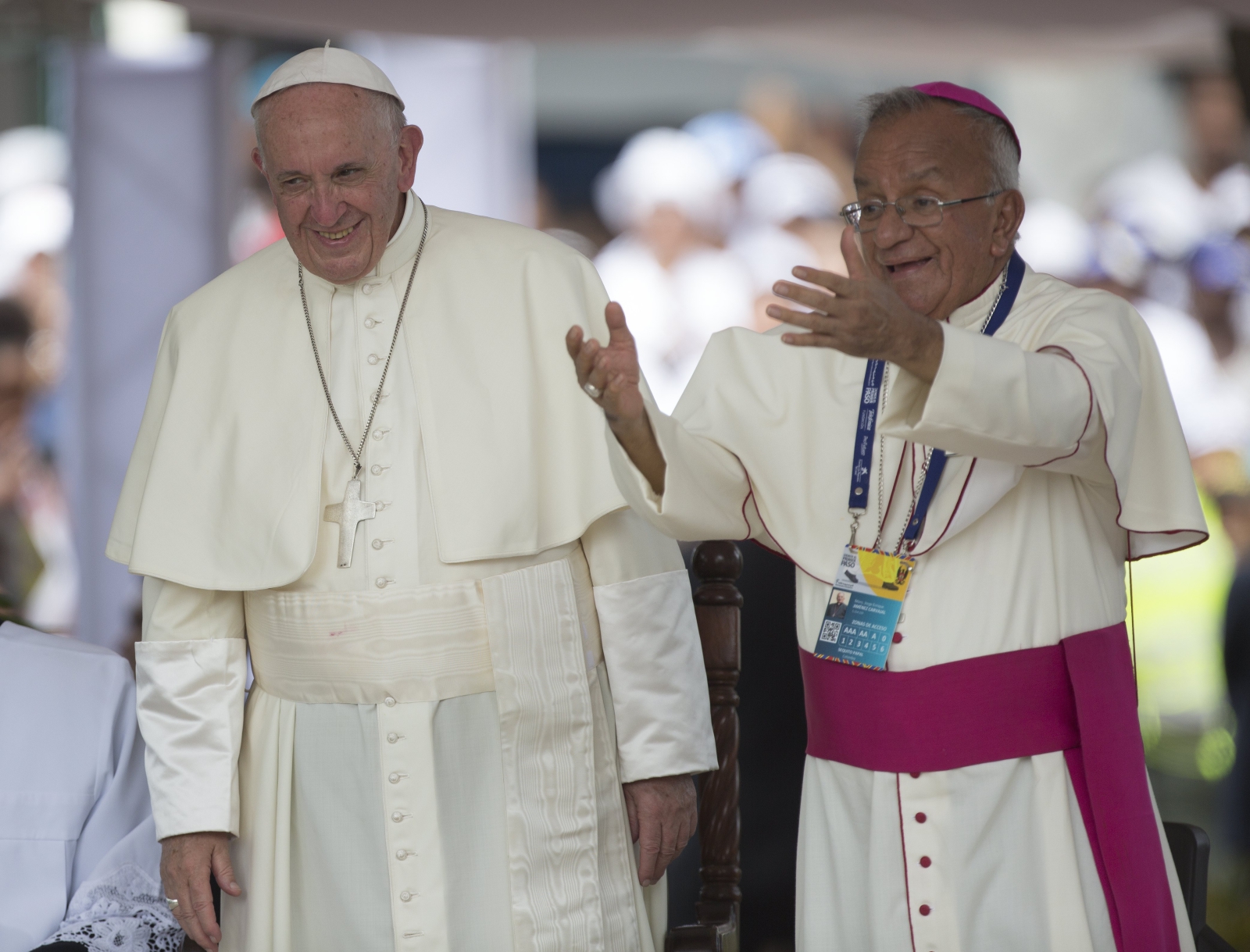 Papież Franciszek w Kolumbii EPA/Orlando Barria 
