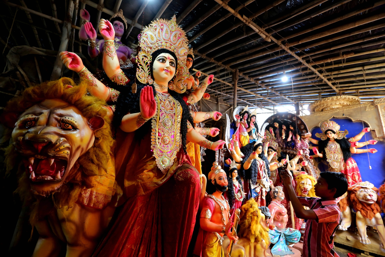 Festiwal Durga Puja w Bhopal, Indie