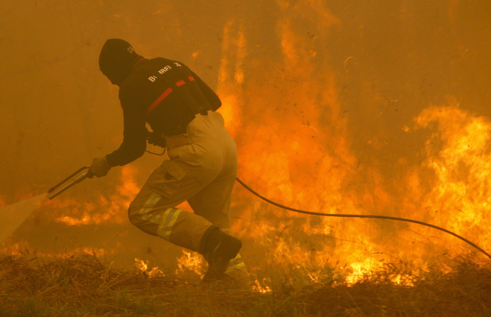 Pożary lasów w Hiszpanii EPA/Salvador Sas 