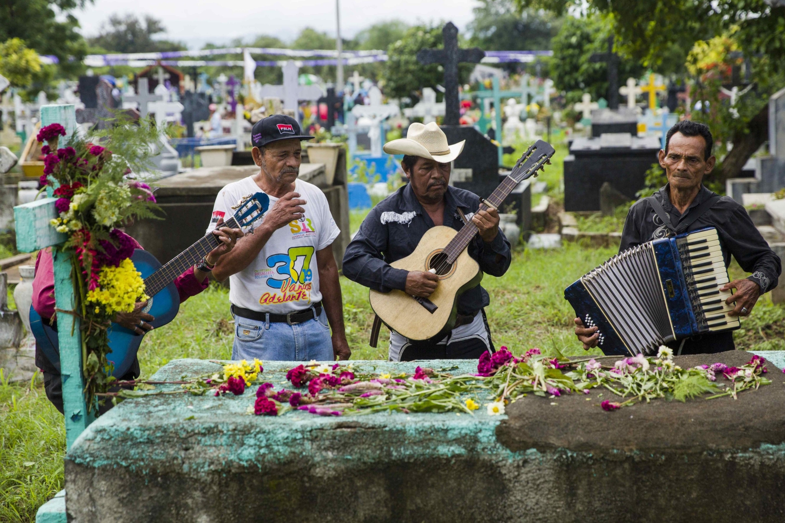 Wspominanie zmarłych w Nikaragui.