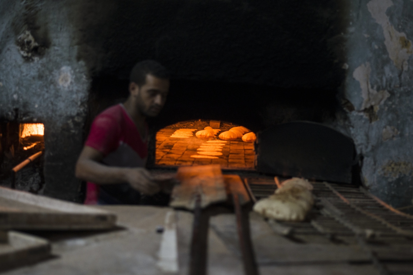 Piekarnia w Kairze. fot. EPA/MOHAMED HOSSAM