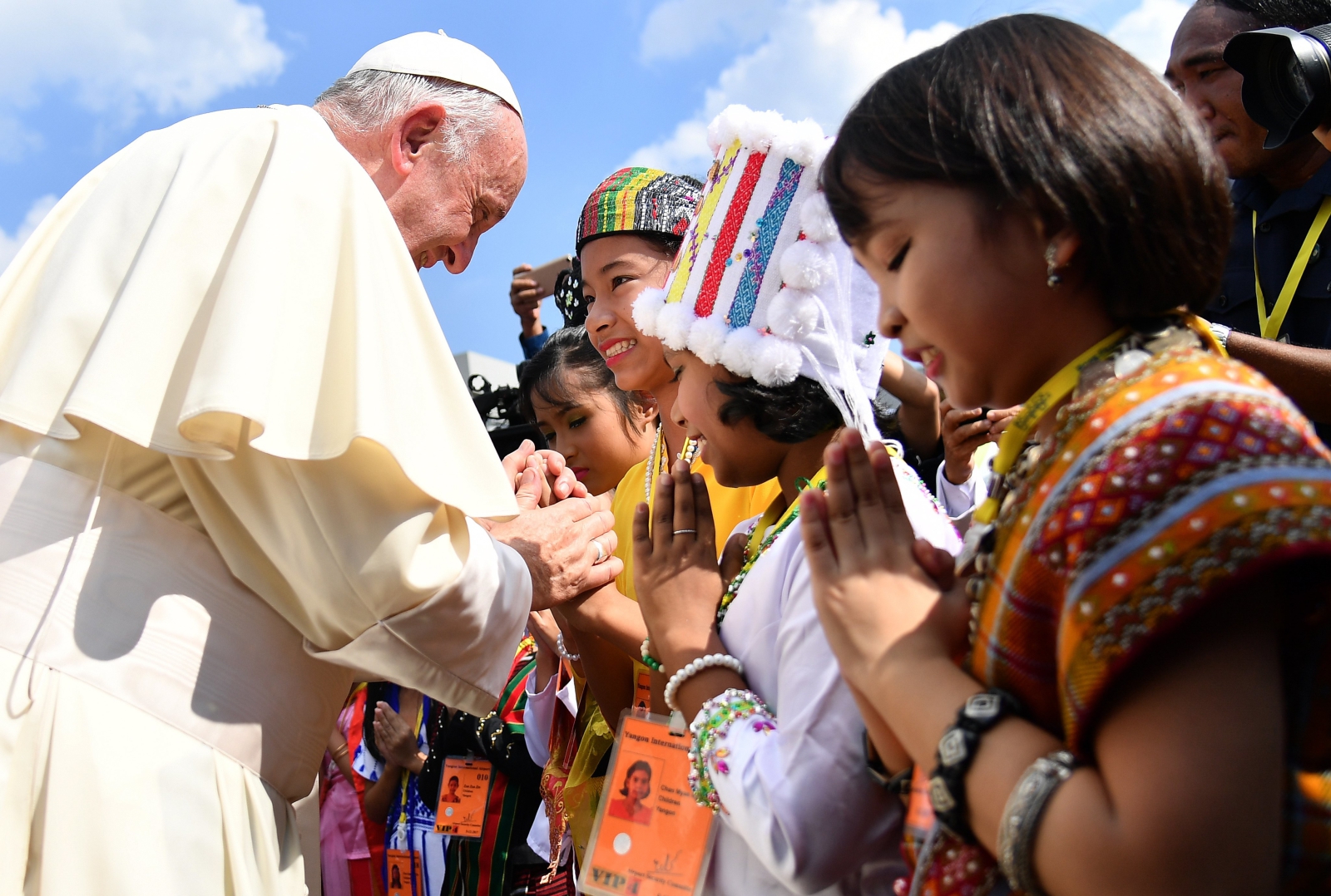 Papież Franciszek odwiedza Myanmar. fot. ETTORE FERRARI/PAP/EPA