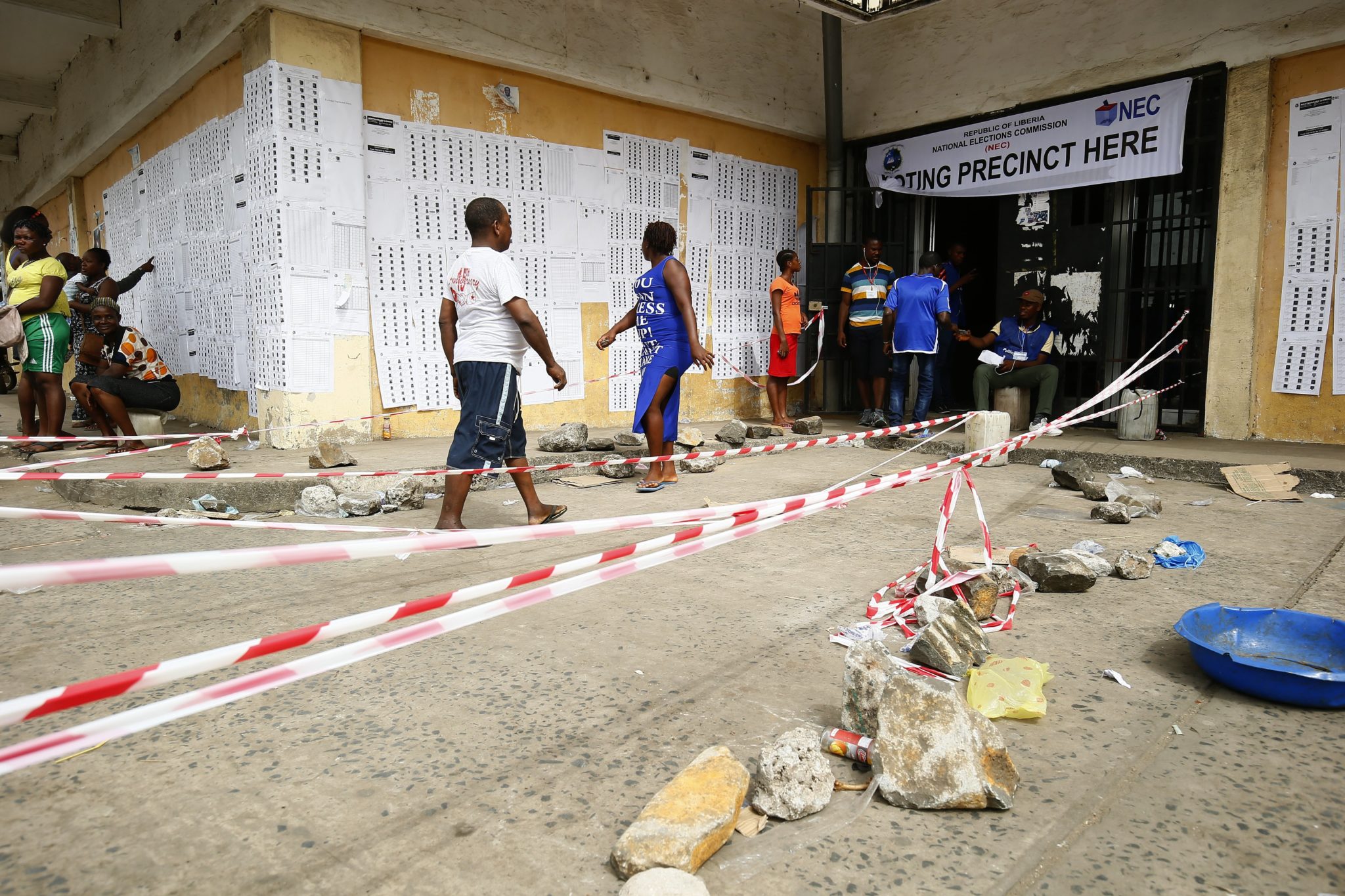 Liberia: wybory prezydenckie, fot: Ahmen Jalamzo, PAP/EPA