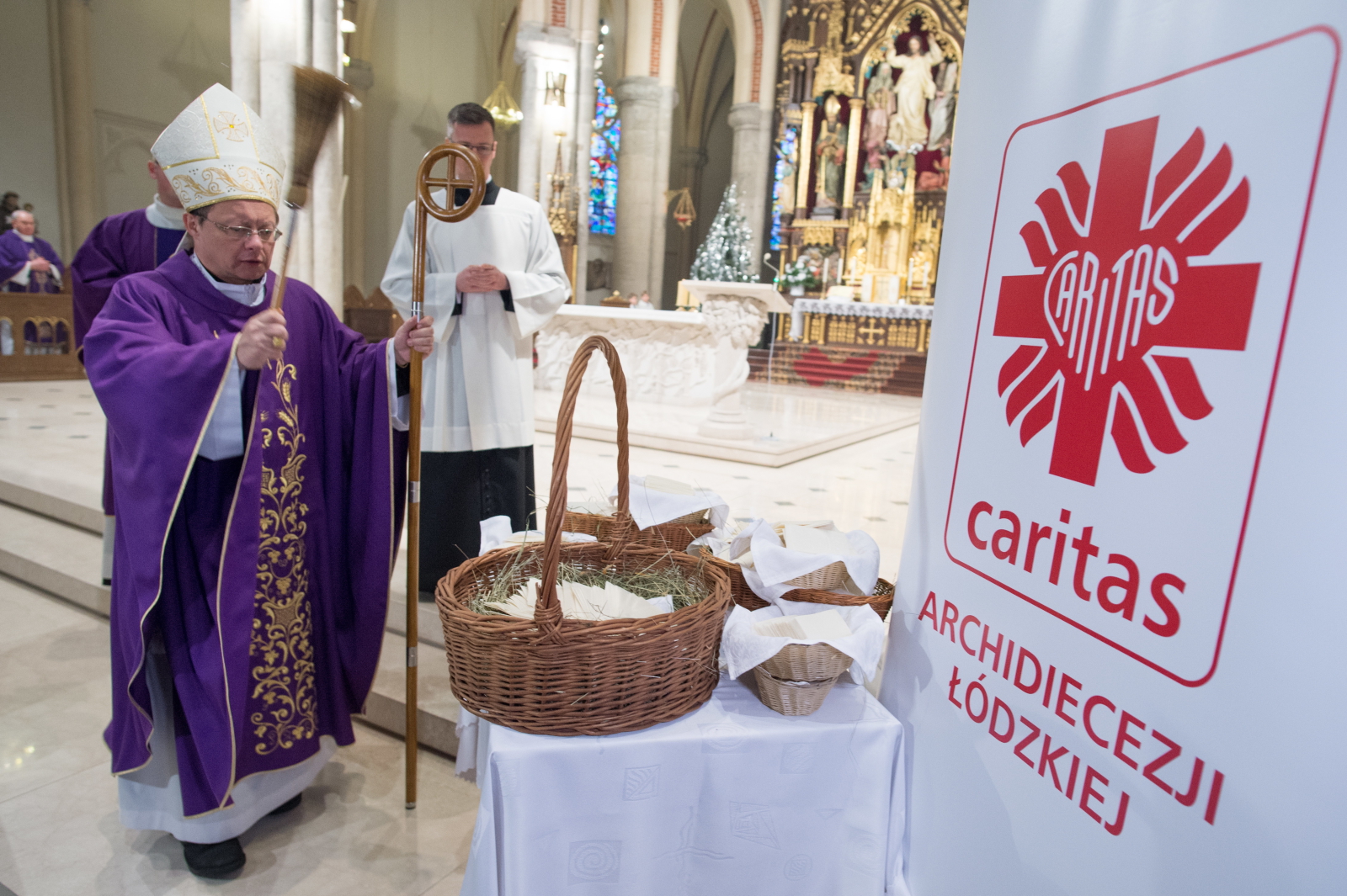 Wigilia z Caritas w Łodzi