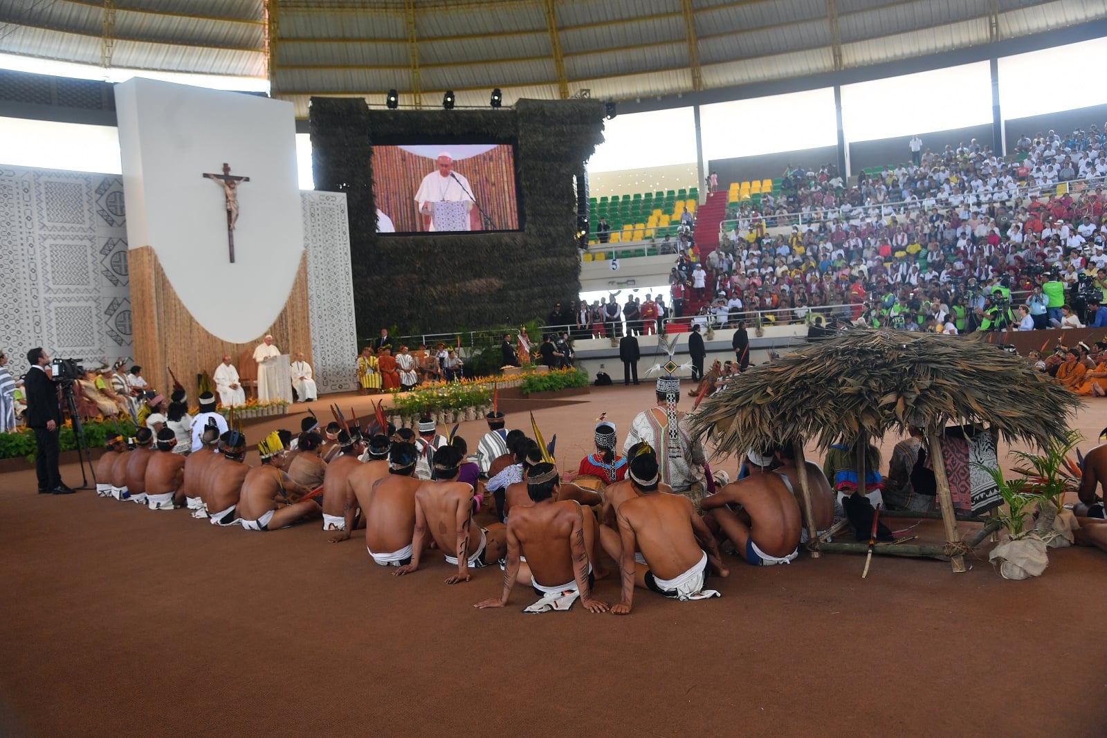 Papież Franciszek w Peru  EPA/LUCA ZENNARO 