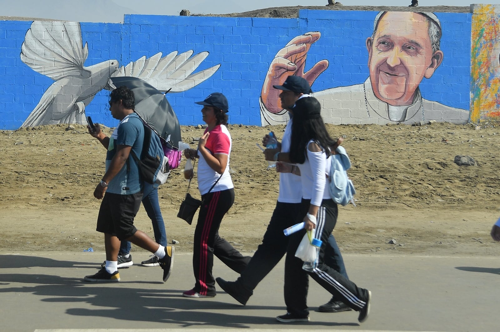 Papież Franciszek w Peru EPA/LUCA ZENNARO 
