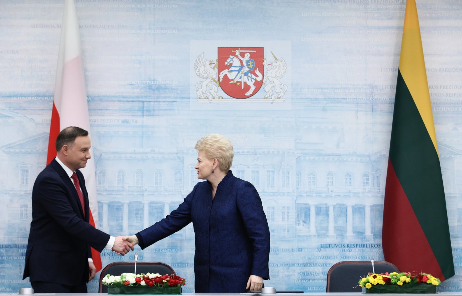 Spotkanie prezydentów Litwy i Polski, Wilno