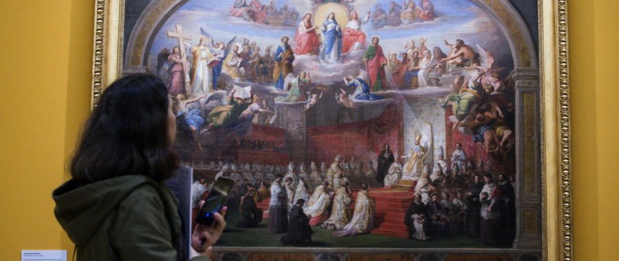 Wystawa "Papieże soborów nowożytnych. Sztuka, historia, religijność i kultura " w Muzeum Kapitolińskim w Rzymie, Włochy,