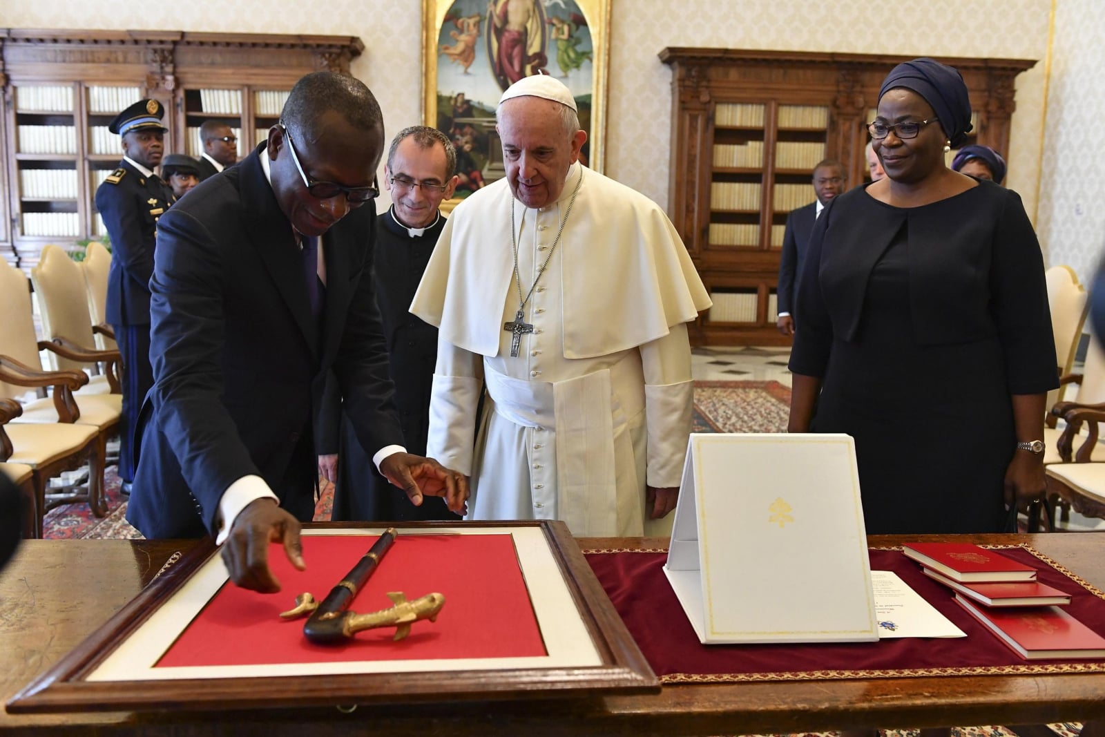 Watykan, Prezydent Benina odwiedza Papieża 