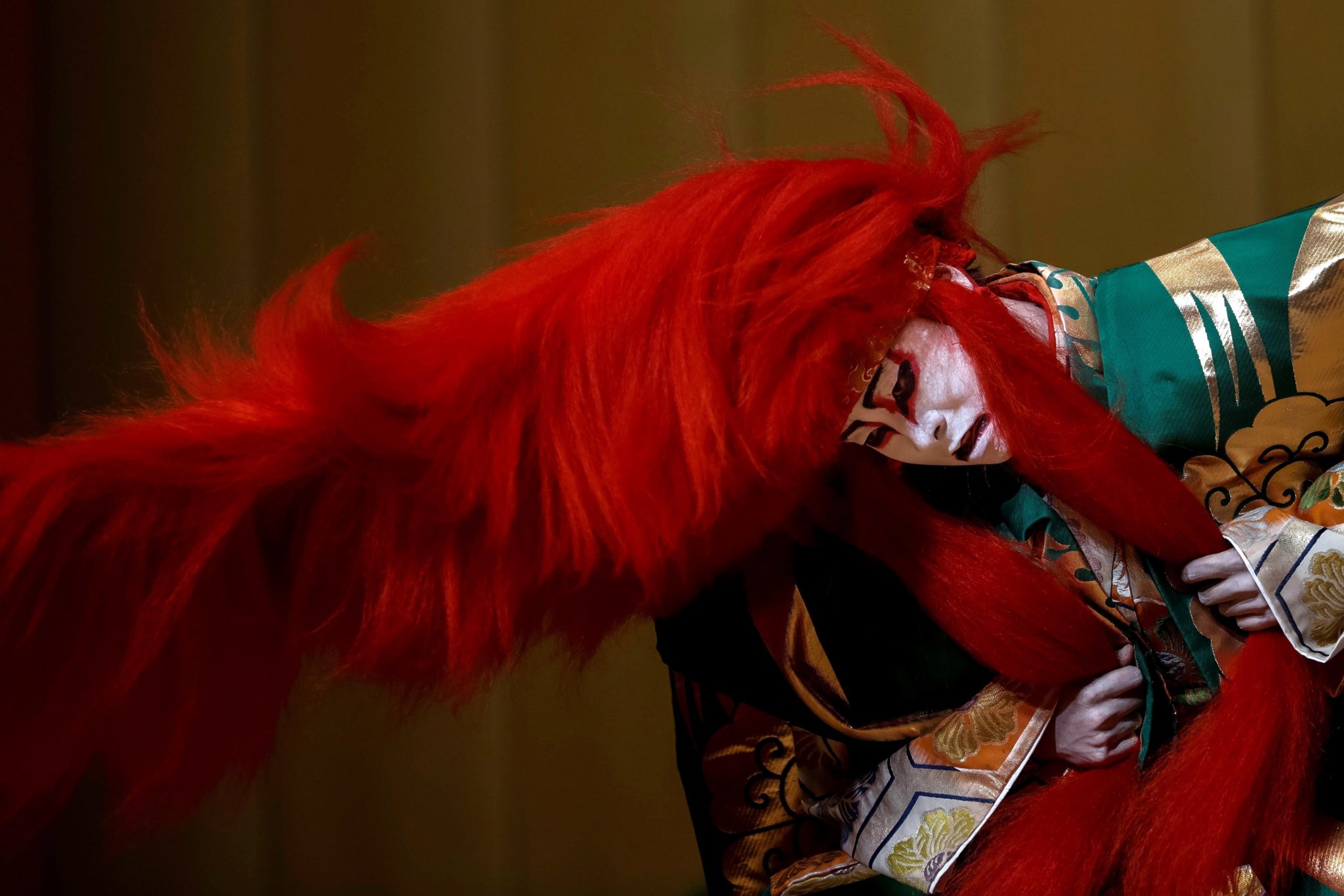 Hiszpania: aktor japońskiego teatru kabuki 