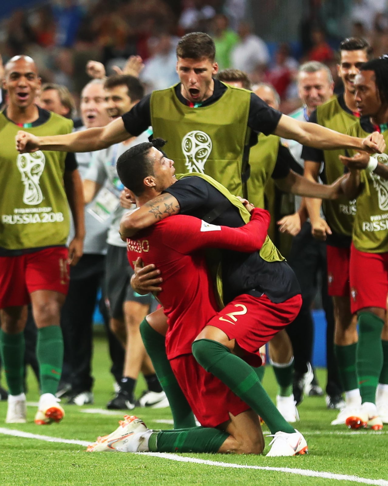 Mecz Hiszpania - Portugalia Mundial 2018 fot. EPA/MOHAMED MESSARA   