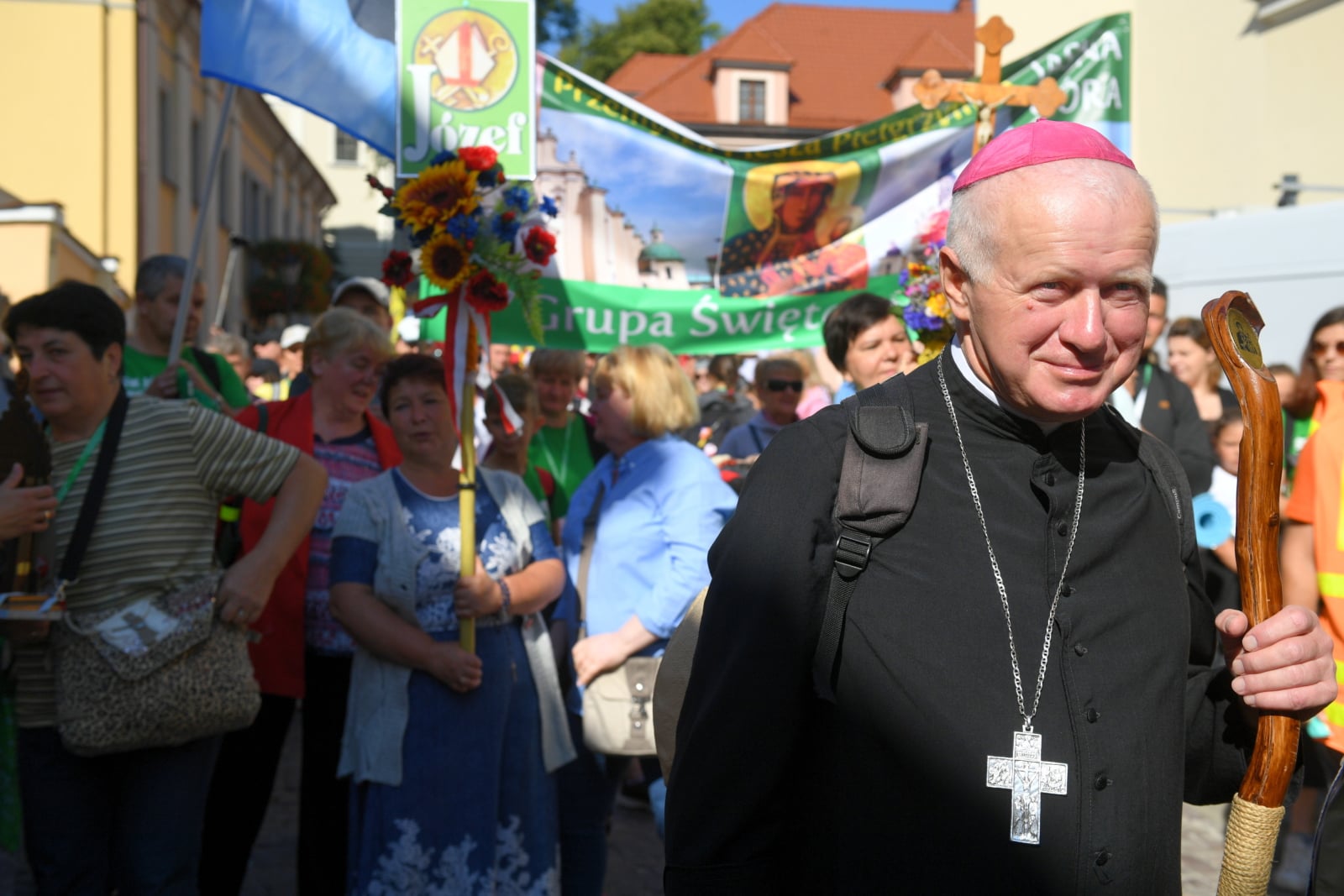 Przemyska Archidiecezjalna Piesza Pielgrzymka na Jasną Górę Fot. PAP/Darek Delmanowicz