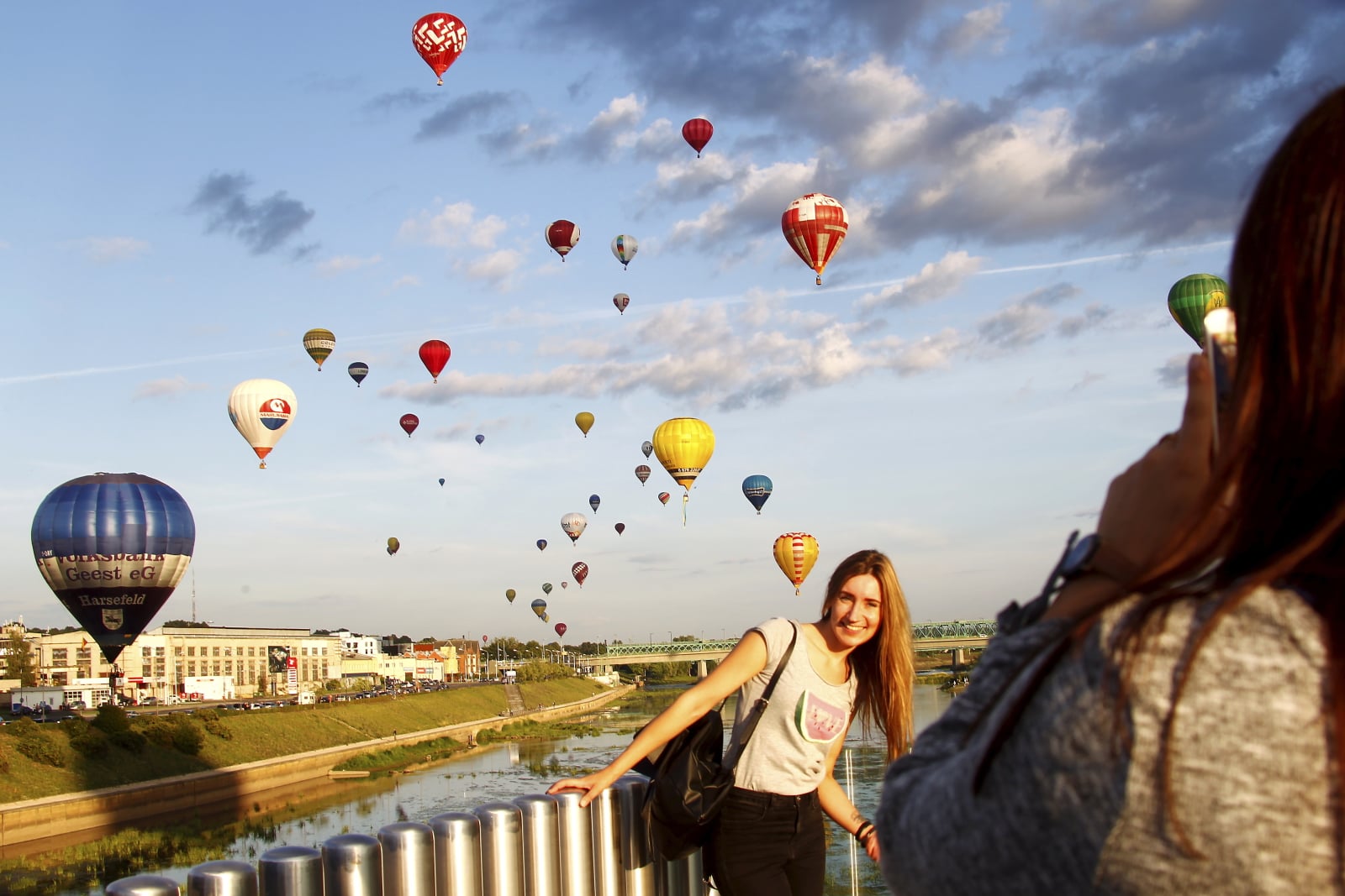 Balonowa fiesta w Kaunas na Litwie. Fot. PAP/EPA/TOMS KALNINS