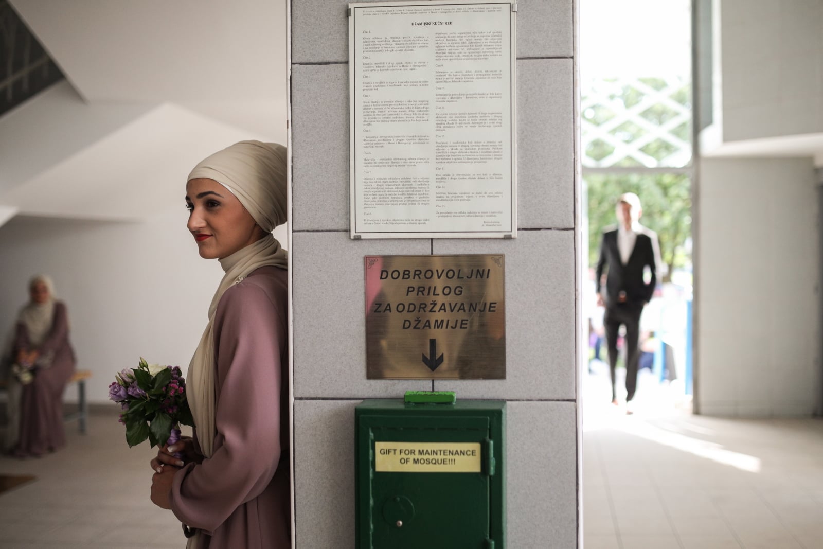 Masowa islamska ceremonia ślubna w Sarajewie, zorganizowana przez organizację charytatywną MFS-EMMAUS i jej partnerów ze Zjednoczonych Emiratów Arabskich w celu zachęcenia i pomocy młodym w małżeństwie, Bośnia i Hercegowina, fot. PA/JASMIN BRUTUS 