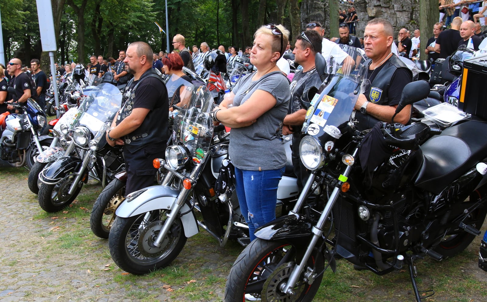 Pielgrzymka Motocyklistów na Górę Świętej Anny PAP/Krzysztof Świderski