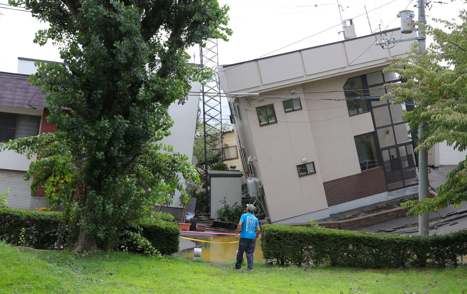 Trzęsienie o magnitudzie 6,7 miało miejsce na wyspie Hokkaido. Fot. PAP/EPA/JIJI PRESS