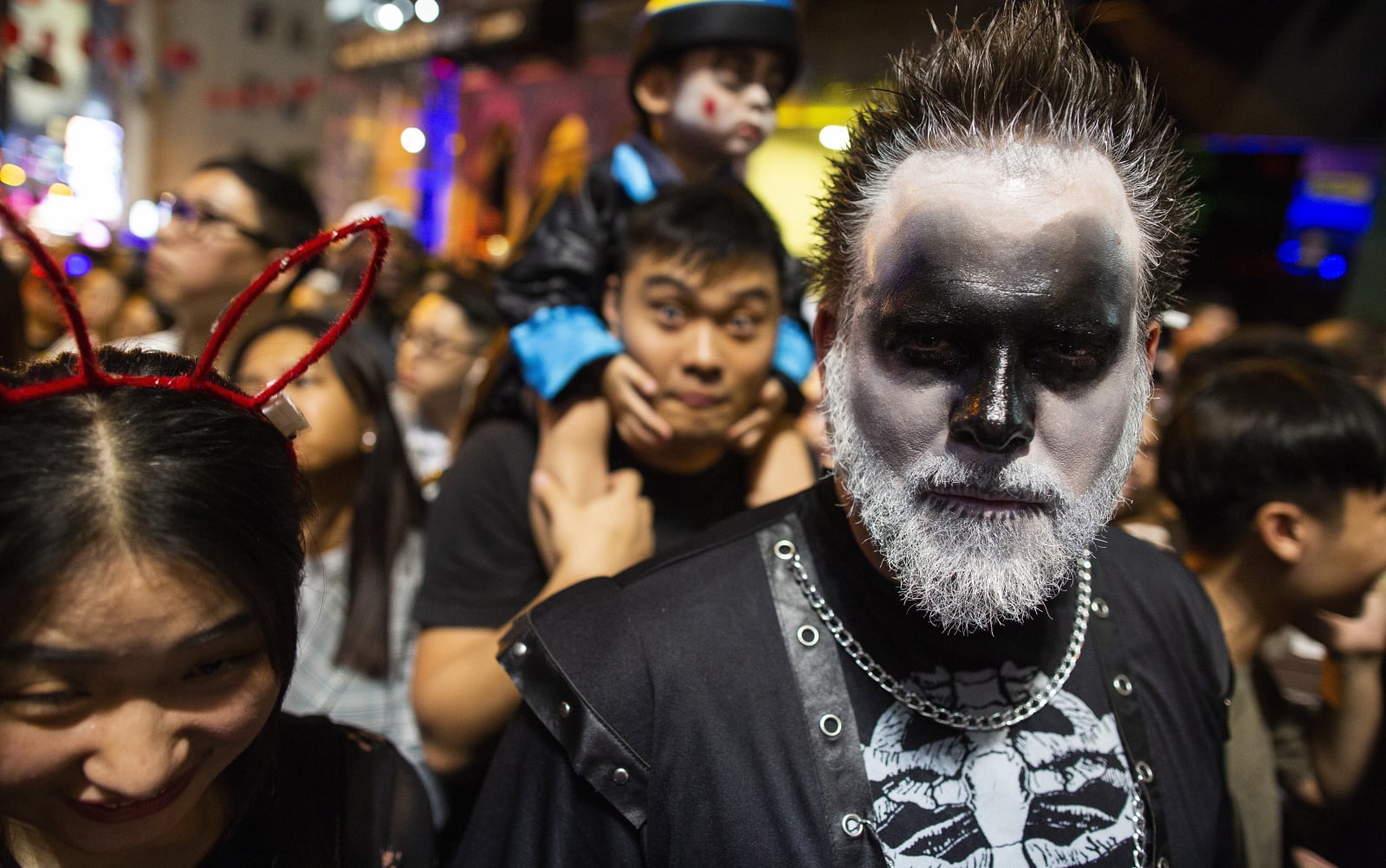Parada Halloweenowa w Honk Kongu