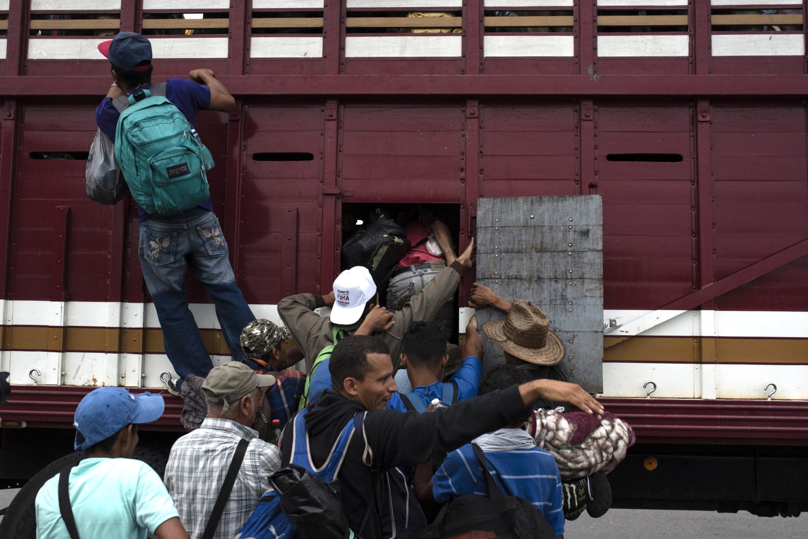 Migranci w Meksyku fot. EPA/ANGEL HERNANDEZ 
