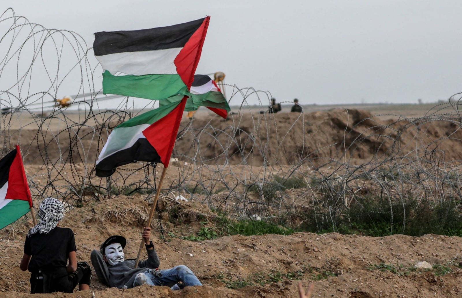 Kolejne napięcia w Strefie Gazy. Fot. PAP/EPA/MOHAMMED SABER