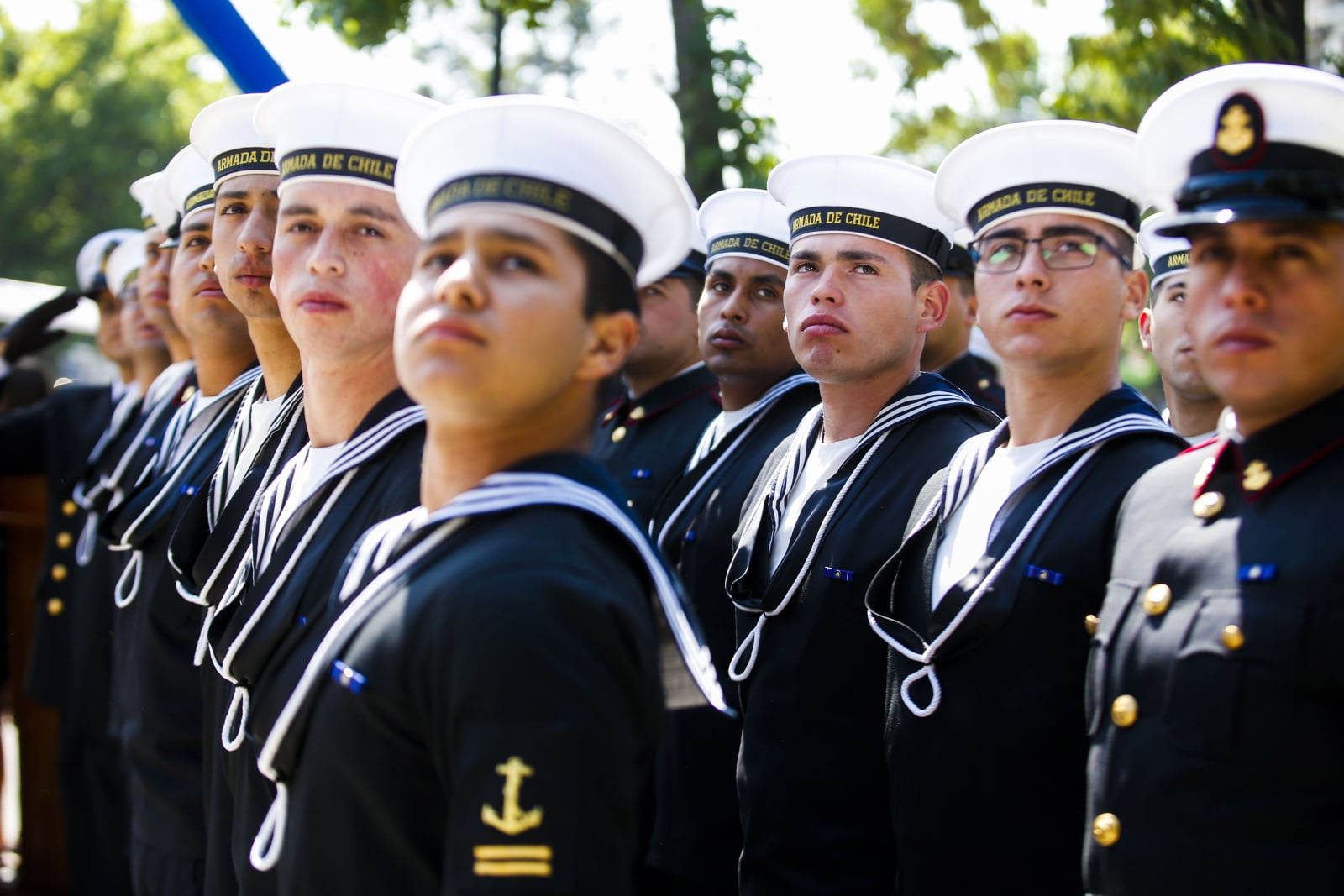 Królewska Marynarka Wojenna w Chile fot. EPA/Alberto Peña 
