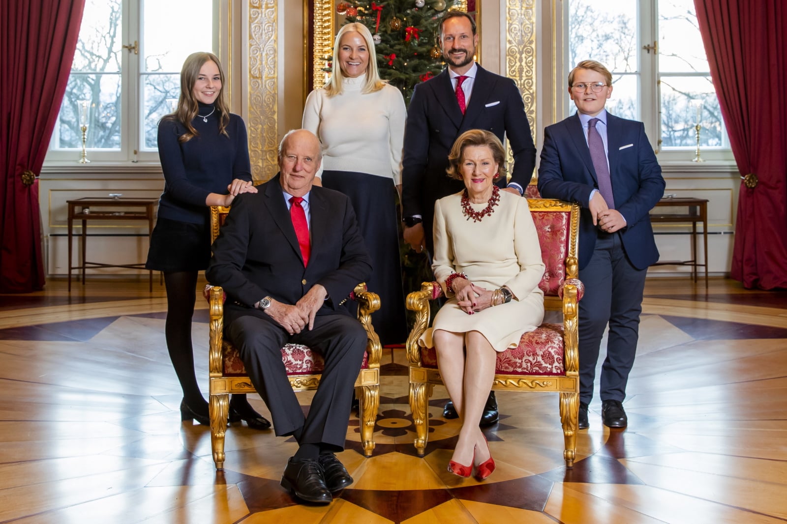 Norweska rodzina królewska EPA/Haakon Mosvold Larsen NORWAY 