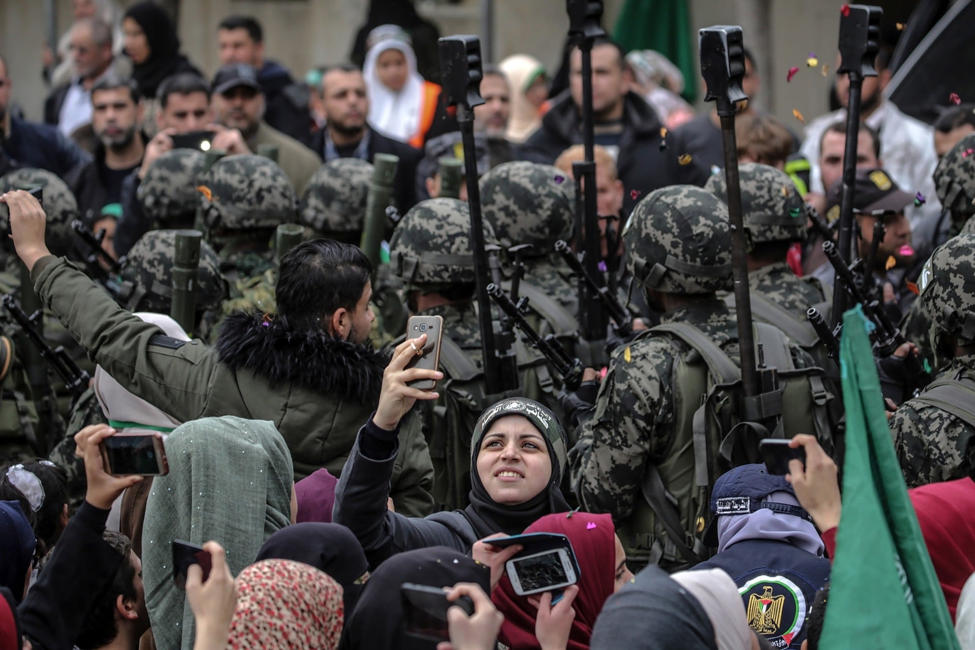 Zamieszki w Strefie Gazy fot. EPA/MOHAMMED SABER 
