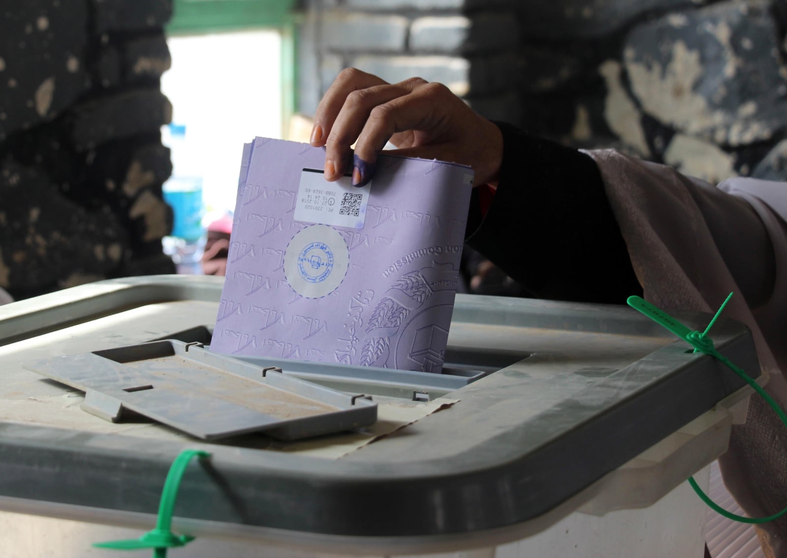 Wybory w Afganistanie fot. EPA/MUHAMMAD SADIQ 