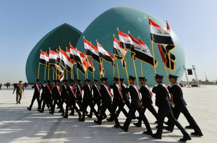 Dzień Policjanta. Irak. fot. EPA/MURTAJA LATEEF