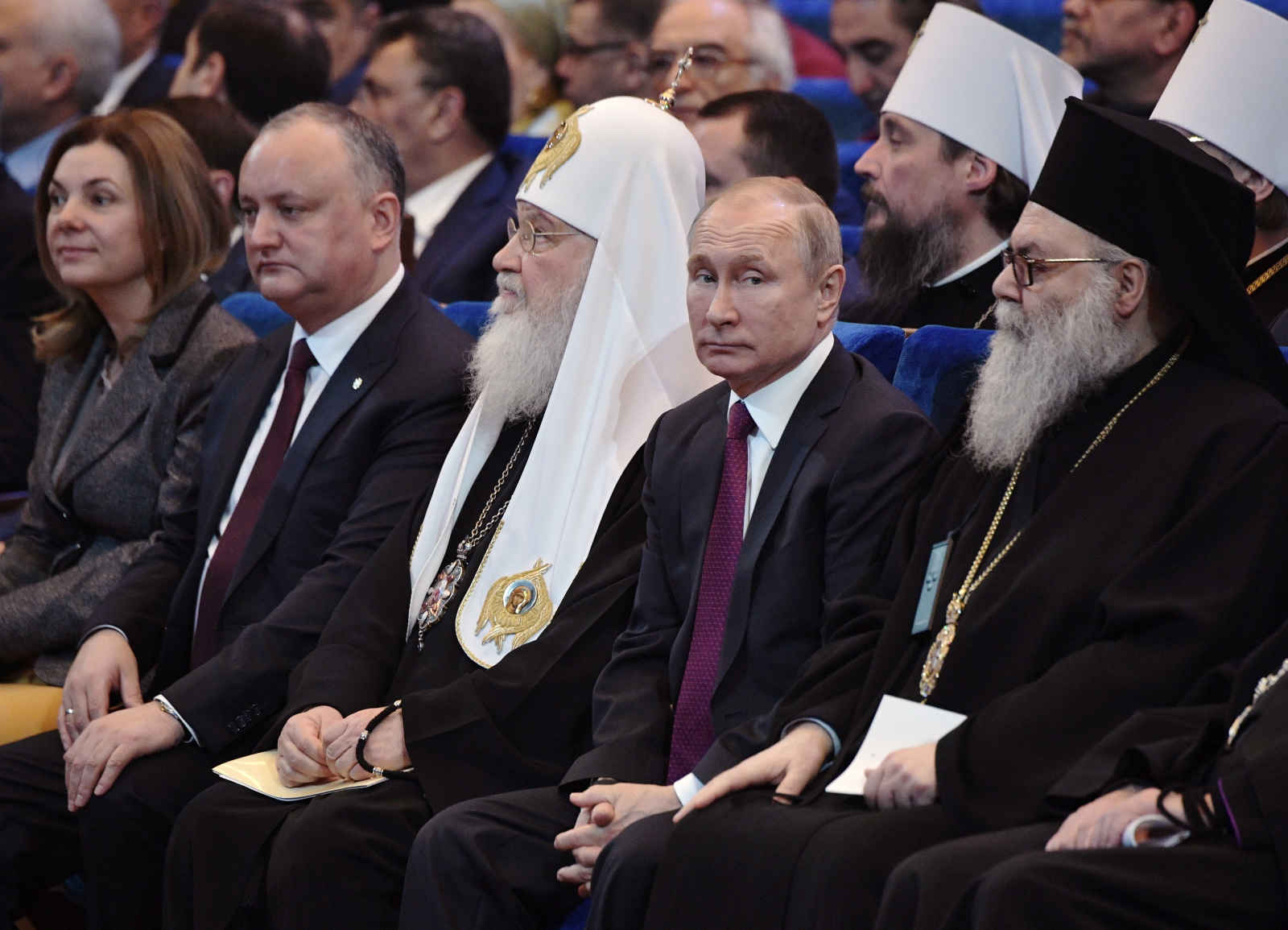 Patriarcha Cyryl i Władimir Putin. Fot. PAP/EPA/ALEXEI NIKOLSKY