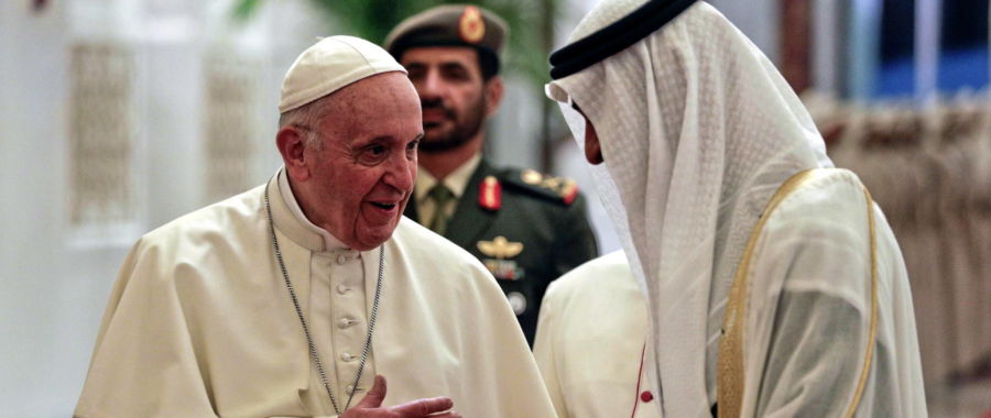 Papież Franciszek w Zjednoczonych Emiratach Arabskich