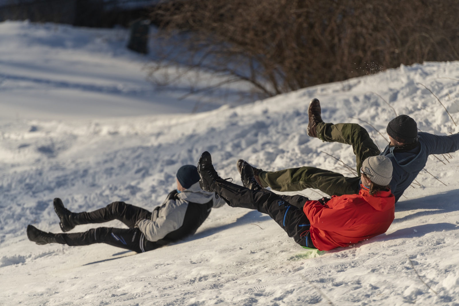 Zimowe zabawy w norweskim Trondheim. Fot. PAP/EPA/CHRISTIAN BRUNA