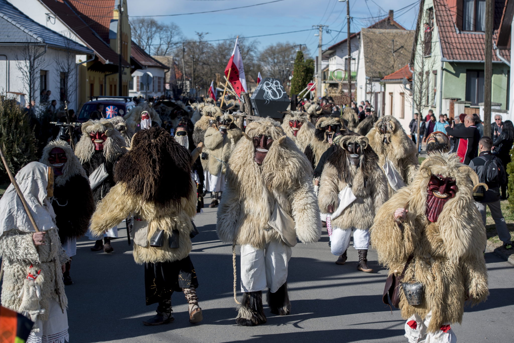Węgry, wieś Moha, tradycyjny karnawał, fot. Zoltan Balogh HUNGARY OUT Dostawca: PAP/EPA.