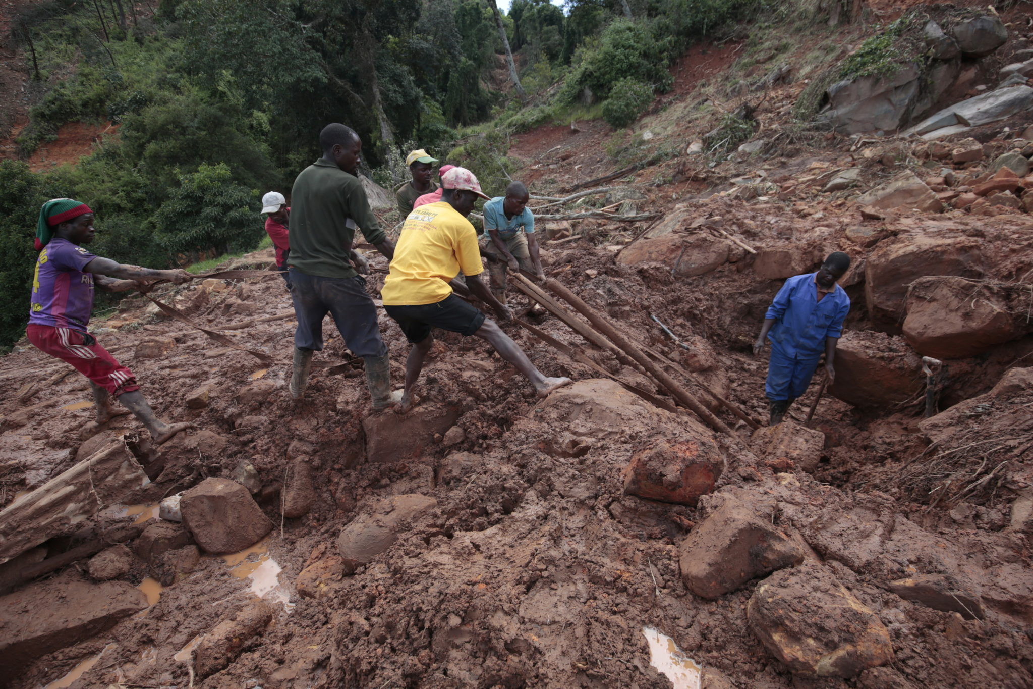Zniszczenia w Zimbabwe, fot. AARON UFUMELI, PAP/EPA 