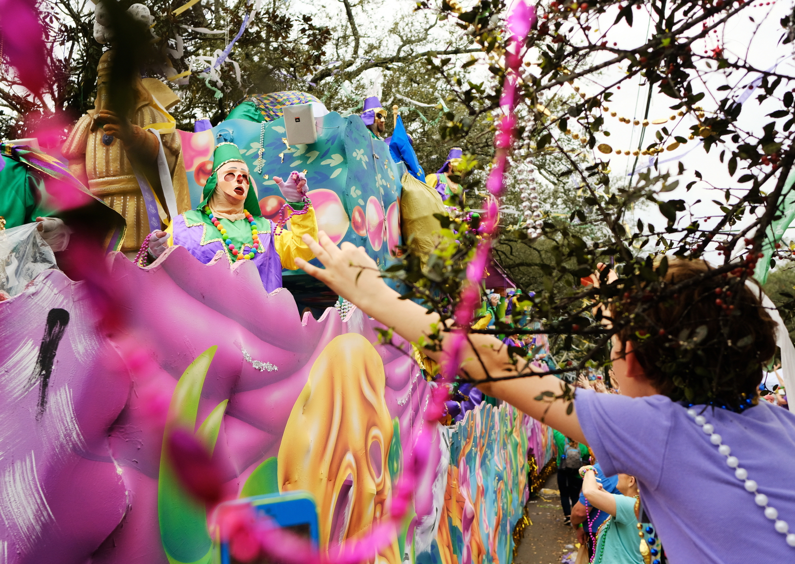 Mardi Gras w Nowym Orleanie. Fot. PAP/EPA/DAN ANDERSON