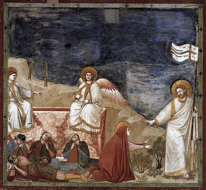 Giotto di Bondone, „Noli me tangere”