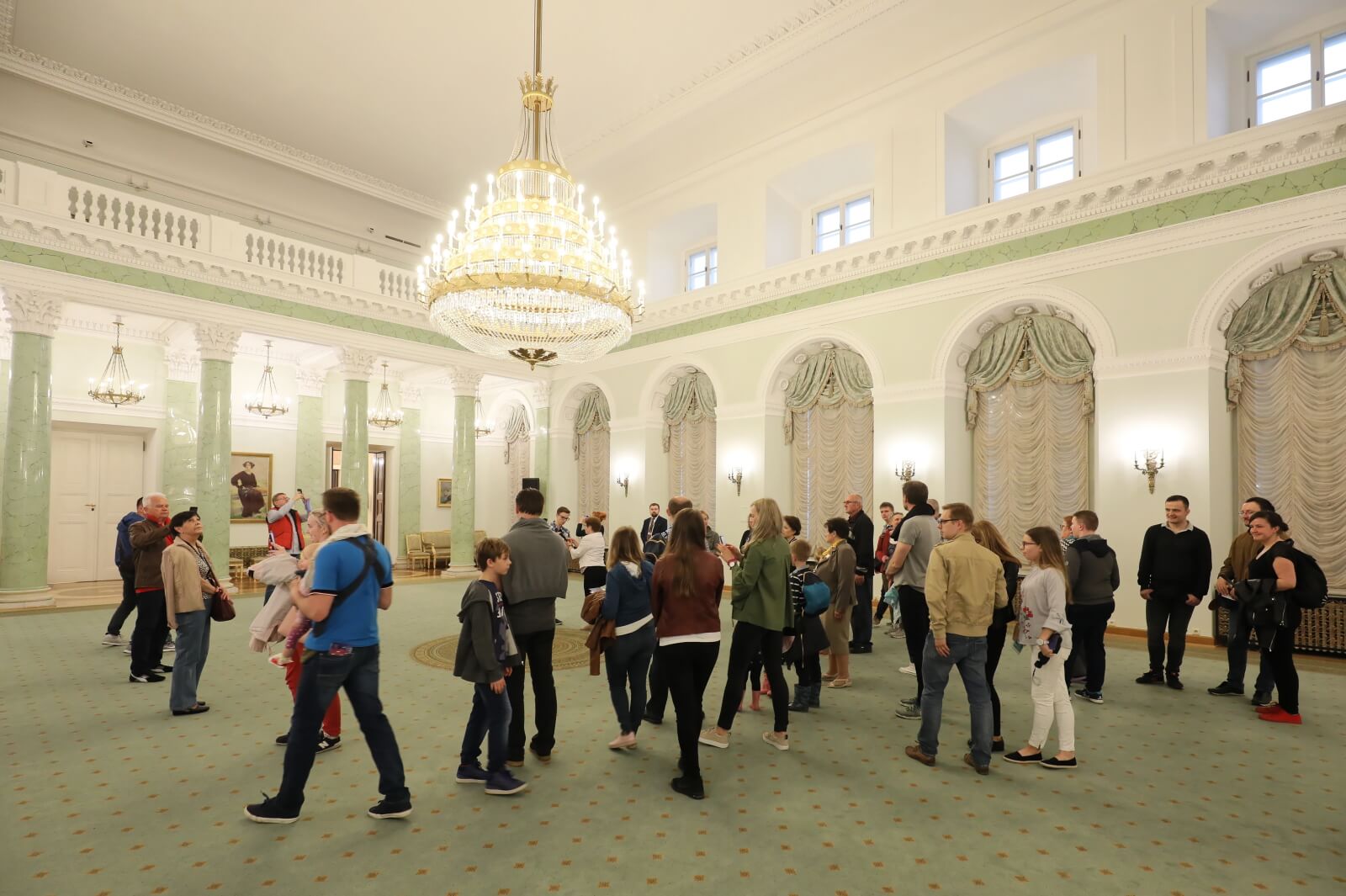 Pałac Prezydencki w ramach Nocy Muzeów 2019 fot. PAP/Paweł Supernak