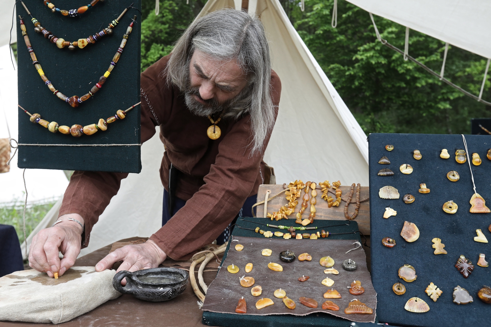 XV Jaćwieski Festyn Archeologiczny w Suwałkach. Fot. PAP/Artur Reszko